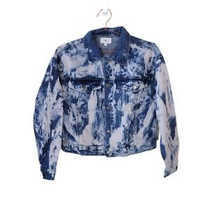 BP. Blue Bleached Wash Denim Jacket Size S (1)